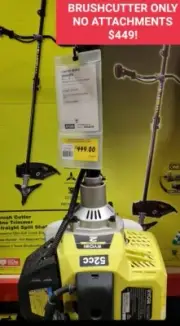 51.7cc KIT = Pole Chainsaw Hedge Trimmer Brush Cutter Whipper Snipper Multi Tool