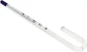 Aquarium Glass Thermometer, Professional Clear Display Heat Treatment Silk Screen Printing High Accuracy Fish Thermometer for Aquarium (0.47in)