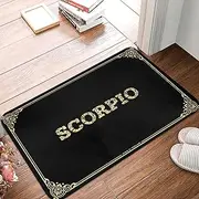 Funny Doormats for Outdoor Entrance Scorpio Doormat Indoor Shoe Mat Home Goods (Color : Colour, Size : 50X80CM)
