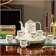 Water Carafe 8-Piece Wedding Housewarming Gift teapot and Cup Set, an Exclusive Gift for Tea Lovers Beverage Serveware