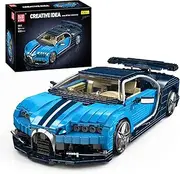 Mould King 10111 Supercar Building Blocks Assembly Kit, Sports Car Model Building Blocks Set for Supercar Assembly Enthusiasts (1222 PCS)