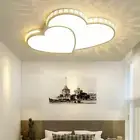Dimming Chandelier Led Bulb Home Ceiling Light Fixtures Lovely Heart Shade Style