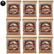2148 Ernie Ball 11-52 Phosphor Bronze LIGHT Acoustic Guitar Strings 9 SETS