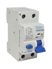 Tesla RCD / MCB Safety Switch 2 Pole 6kA 10 to 40 Amps