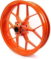 Repsol Orange Front Wheel Rim Compatible with Honda CBR1000RR Fireblade 2008-2016, Bearing include, Motorcycle Replacement Accessories Parts
