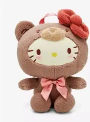 Sanrio Hello Kitty Latte Bear Plush Backpack New