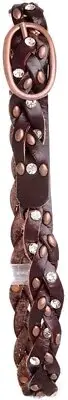 Nomad Creek Kids Braided Leather Belt