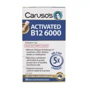 Caruso's Activated B12 6000 Tab X 60