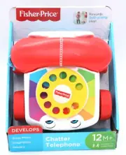Fisher Price Chatter Telephone Pull-along Toy 2016 New