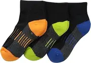 Jefferies Socks Boys 2-7 Performance Quarter 3 Pair Pack