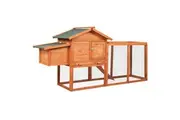 Pawz Rabbit Hutch Wooden Brown