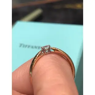 N新上架(二手)Tiffany & Co.-四爪單鑽戒指-主石0.18ct-AU750/PT950-633368601