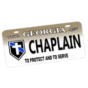 Georgia Thin Blue Line Constable Aluminum Sign License Plate REPRODUCTION