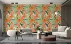 3D Floral Seamless Wallpaper Wall Mural Removable Self-adhesive 439