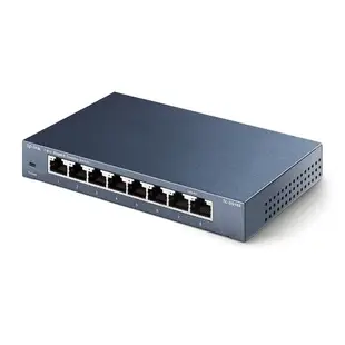 TP-LINK TL-SG108 1000Mbps 鋼殼 8埠 專業級Gigabit 交換器