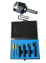 Boring head 3” 30 ISO arbor shank inc 4 x Carbide Insert Boring bars