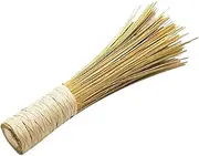 GRIRIW Wok Brush Set Bamboo Cleaning Brush Non-Slip Handle Kitchen Cleaning Tools