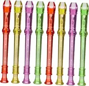 Kisangel Beginner Clarinet Kit Mini Flute Recorder 6-Hole Boys and Girls Musical Instrument Compact and Portable for Learning