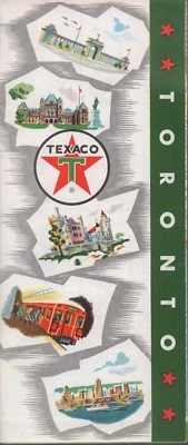 1964 Texaco Road Map: Toronto NOS