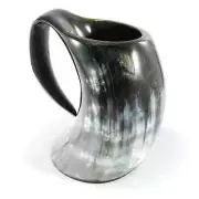 Viking Bar Mug Genuine Viking Drinking Horn Mug Tankard 26-30 Ounces Gift