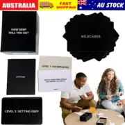 How Deep Will You Go? Questions Card Game, Deep Conversation Cards Game