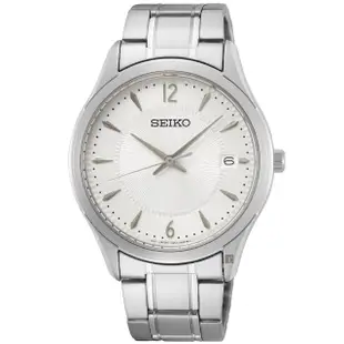 【SEIKO 精工】CS 城市簡約情侶手錶 對錶 送行動電源 畢業禮物(SUR417P1+SUR423P1)