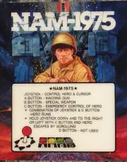 Nam 1975 Neo Geo Arcade Marquee