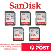 SanDisk Ultra SD Card 32GB 64GB 128GB 256GB 512GB SDXC Memory Card