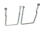 Pair of Chrome Saddlebag Supports - Yamaha Road Star XV1700 Warrior Models