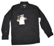 5.11 Tactical Shirt Taclite TDU Mens NWT Black Long Sleeve UPF 50+ Size S NEW