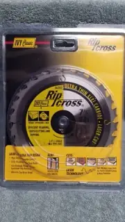 Ripcross 7-1/4" 24 Tooth Thin Kerf Carbide Circular Saw Blade-Ivy Classic 36202