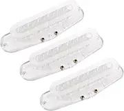 Kisangel 3pcs Transparent Humbucker Pickup Bobbin Durable Screw Side Design for Guitar Makers Easy Installation for Bass and Guitar Accessories