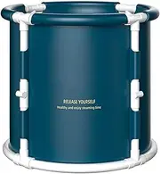 Ice Bath Tub - Portable Polar Plunge Pool for Outdoor Travel, Foldable Cold & Hot Water Sauna, Deep Freeze Therapy for Adult Injuries Recovery