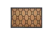 Solemate Embossed Geometric 58x93cm Functional Outdoor Front Doormat