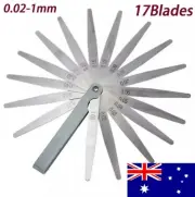 Feeler Gauge Spark Plug Thickness Gap Measurement Tool Metric Ruler Size Blade