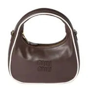 Wander leather bag One size Phoebe wood/white