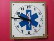!!! ROD of ASCLEPIUS !!! CLOCK FACE (9 INCH SQUARE) "GREAT HOLIDAY GIFT"