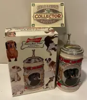 Anheuser-Busch CS538 Dachshund Lidded Stein HTF