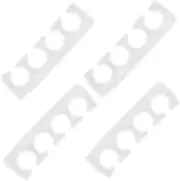 Ipetboom Silicone Nail Tools Toe Dividers for Women Reusable Foot Toe Separators for Manicure