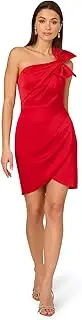 [Adrianna Papell] Women's Stretch Satin Mini Dress