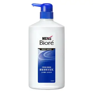 【MEN's Biore】男性專用沐浴乳750ml-(麝香清新/茶樹清爽)