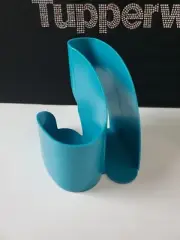 Tupperware Caddy Napkin & Condiment Salt Pepper Holder Caribbean Sea Blue “