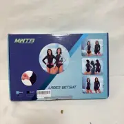 MWTA Ladies Shorty Wetsuit Size 16 2mil Neoprene Blue Black
