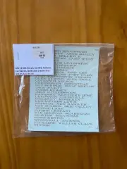 Decals, Pullman Car Names, Gold Leaf, O Scale Set #21 Model Trains New