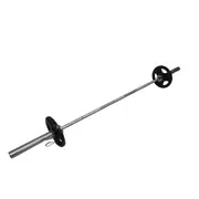220cm Olympic Barbell Bar Weight Set - 5kg x 2 Weight Plate Free Spring Collars