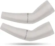 [Generic] Sun Protection Sport Arm Sleeves Sports Arm Sleeves Ice Silks -Protections Fitn Sleeve Beige