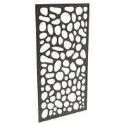 ProtectorAl 300-940w x 941-1840h Black Riverstone Framed Composite Decorative