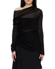 Ann Demeulemeester Turrleneck Long-Sleeved Jumper S,L,M Black