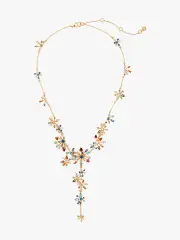 firework floral statement necklace