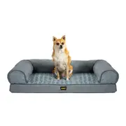 Pawz Plush Pet Sofa Bed Grey